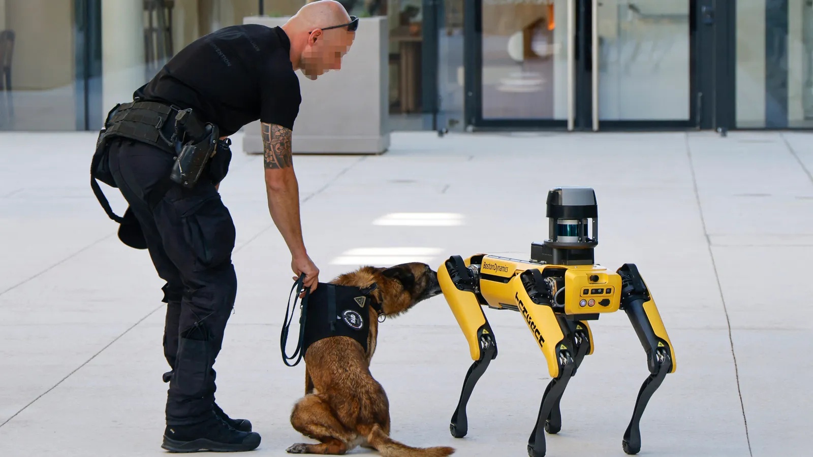 GSIROBO quadruped robot supporting public safety and emergency services